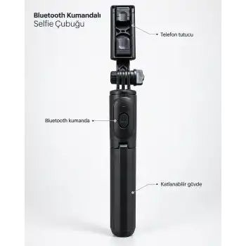 Katlanabilir Selfie Çubuğu