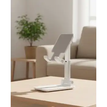 Kaymaz Silikon Yüzeyli Ergonomik Telefon Standı