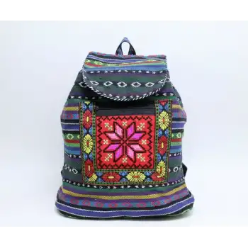 Kilim Desenli Sırt Çantası