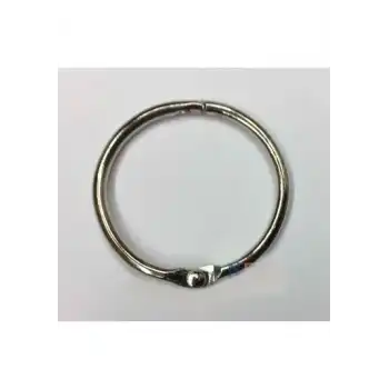 Kilitli Yuvarlak Halka, 2cm - 100 Adet