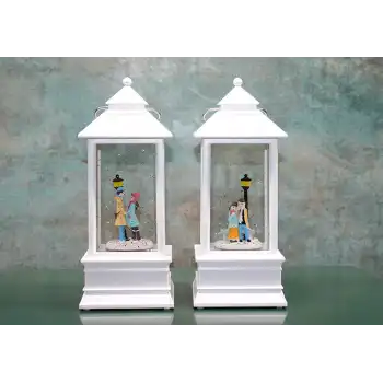 Kış Masalı Tasarımı Işıklı Müzikli Kar Küresi