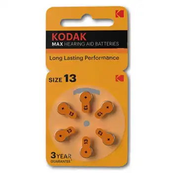 Kodak 6 Adet P13 İşitme Cihazı Pili