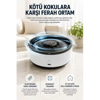 Küllük Duman Giderici Temizlenebilir Elektronik Pilli