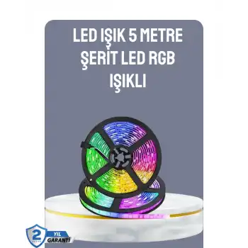 Kumandalı 5 Metre Şerit LED Dekoratif Aydınlatma