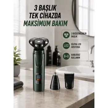 Kuru Kullanıma Uygun Erkek Tıraş Makinesi