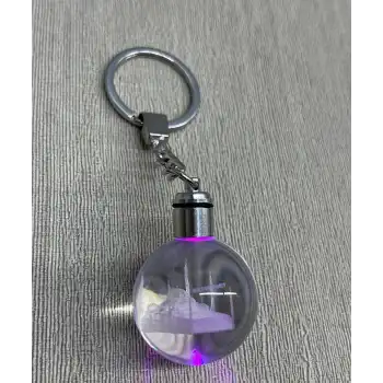 Ledli Sultanahmet Tasarımı Kristal Anahtarlık Alk3804