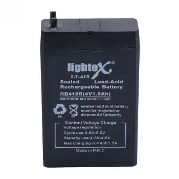 Lightex Lt-418 4v 1.8ah Işıldak Fener Aküsü