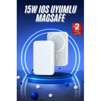 Magsafe Battery Pack Powerbank Kablosuz Şarj 5.000 mah