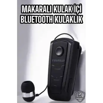 Makaralı Bluetooth Kulaklık Çağrı Cevaplama Kablolu Uzun Pil Ömrü