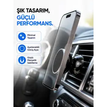 Manyetik Araç İçi Telefon Tutucu Güçlü Mıknatıslı