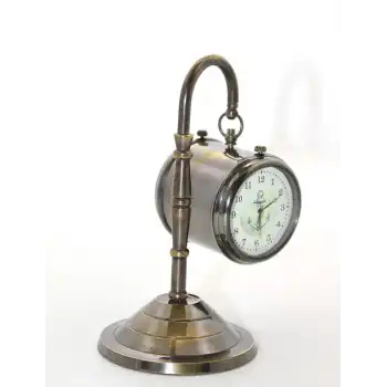 Masa Üstü Pirinç Saat Model 8