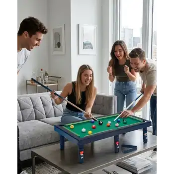Masaüstü Bilardo Seti 5 Yaş Üzeri Çocuklar İçin Eğitici Oyuncak