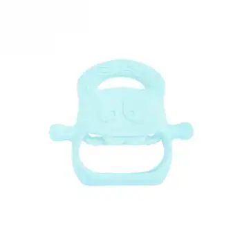 Mavi Bebek Silikon Diş Kaşıyıcı