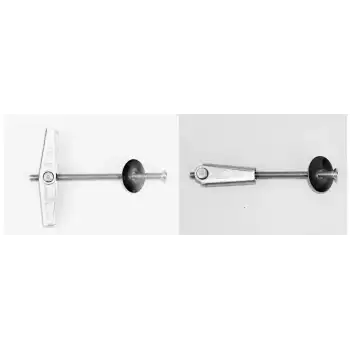 Metal Alçıpan Paraşüt Dübel Vidalı 8 Cm - 20 Adet