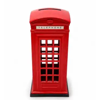 Metal Telefon Kulübesi Kumbara Alk5391