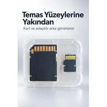 MicroSD Hafıza Kartı 16 GB Adaptörlü Set