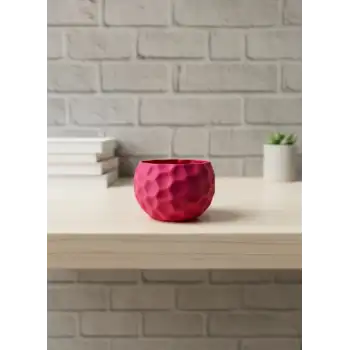 Mini Mor Dekoratif Saksı 5 cm Modern Masaüstü Bitki Saksısı