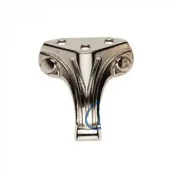 Moda Ahşap Sandık Ayağı, Kutu Ayak 4,5 Cm - Nikel, 50 Adet