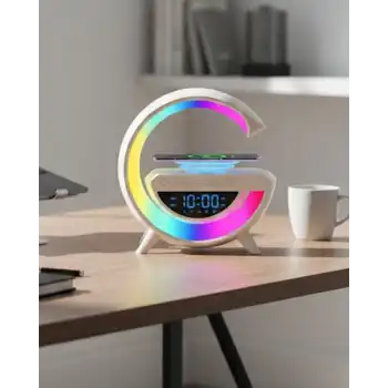 Modern RGB Işıklı Kablosuz Hoparlör Uzun Süreli Müzik Keyfi