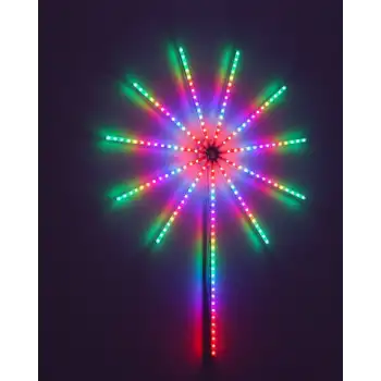 Modüler RGB LED Duvar Işığı Havai Fişek Efektli Uzaktan Kumandalı