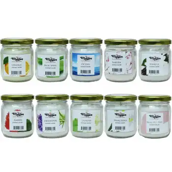 Mum Kokulu Cam Kavanozda