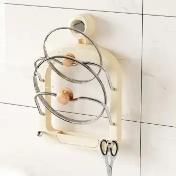 Mutfak Tava Tencere Kapak Tutucu Organizer Raf