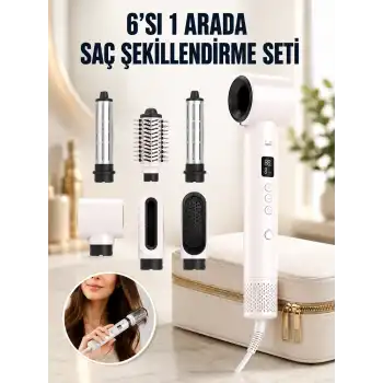Negatif İyon Teknolojili 6-in-1 Profesyonel Saç Şekillendirici Yeni Nesil