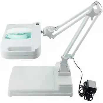 -5X 10X Büyüteç - LED Işıklı Süper Parlak Enerji Tasarruflu  Masa Lambası Lt-861