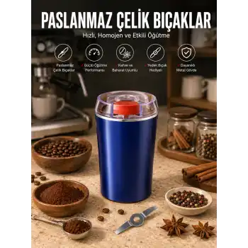 Otomatik Kahve ve Baharat Öğütücü Kolay Ve Taşınabilir