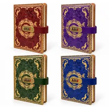 Özel Tasarım Şifreli Deri Defter  Alk3953
