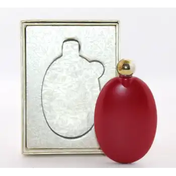 Paslanmaz Çelik Yuvarlak Matara Kırmızı Renk