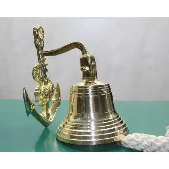 Pirinç Duvara Asmalı Çapalı Çan