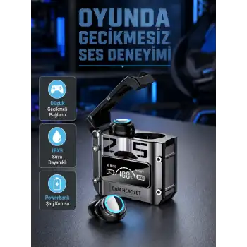 Powerbank Özellikli Bluetooth Kulaklık – Ergonomik, Suya Dayanıklı