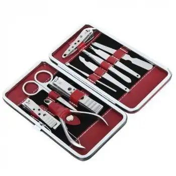 Profesyonel Çelik Manikür Pedikür Seti 10 Parça