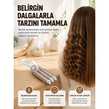 Profesyonel Kullanıma Uygun Bukle Maşası Yeni Nesil