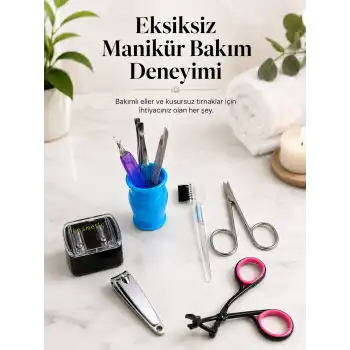Profesyonel Manikür Pedikür Bakım Seti Çok Amaçlı Kişisel Bakım Kiti