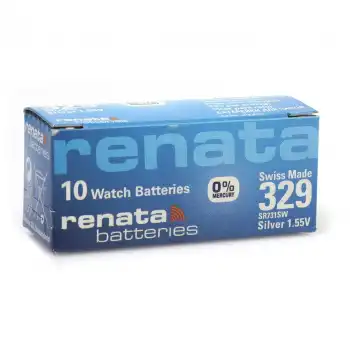 Renata 329 Sr731sw 1.55v Alkalin Saat Pili 10 Adet