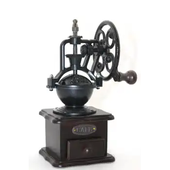 Retro Ahşap Kahve Değirmeni
