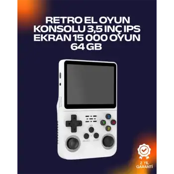 Retro Oyun Cihazı – Çift MicroSD Desteği, Çoklu Platform Uyumu, 3200 mAh Batarya