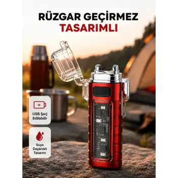 Rüzgar Geçirmez Elektrikli, Çoklu Işık Modlu Tasarım