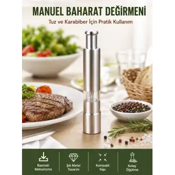 Sağlıklı ve Dayanıklı Gıda Sınıfı Paslanmaz Çelik Öğütücü Yeni Nesil
