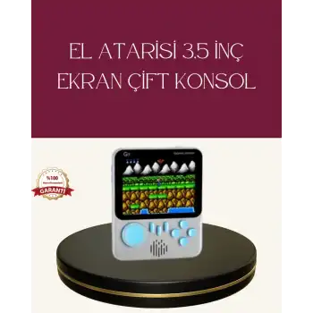 Şarjlı 3.5 İnç Retro Oyun Konsolu