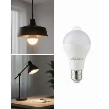 Sensörlü LED Lamba Otomatik Algılama Enerji Tasarruflu Aydınlatma