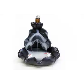 Seramik Çiçek Aromaterapi Geri Akışlı Tütsülük