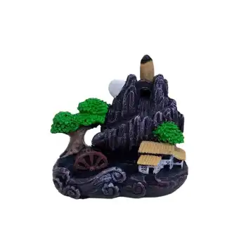 Seramik  Şelale Aromaterapi Geri Akışlı Tütsülük