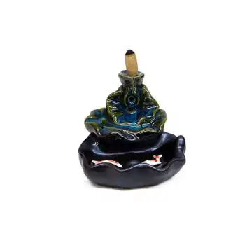 Seramik  Şelale Aromaterapi Geri Akışlı Tütsülük