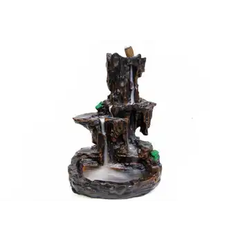 Seramik Şelale Aromaterapi Geri Akışlı Tütsülük