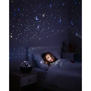 Sesle Tepki Veren Yıldız Projektör Gece Işığı