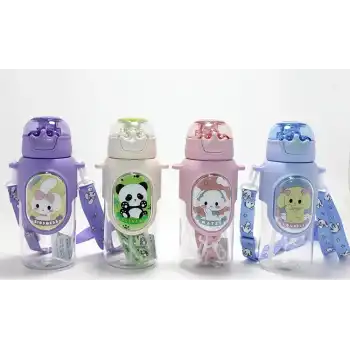 Sevimli 3d Desenli Su Matarası Bpa İçermez  Alk4644