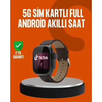 SIM Kartlı Akıllı Saat AMOLED Ekran Android Sistem